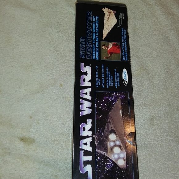 Antique Vintage Star Wars 1996 Estes Star Destroyer Catapult Flying Model Kit - Picture 3 of 6